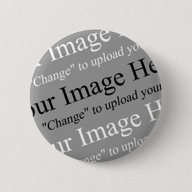 Custom image and Text Template for Pinbacks 2 Inch Round Button (Front)