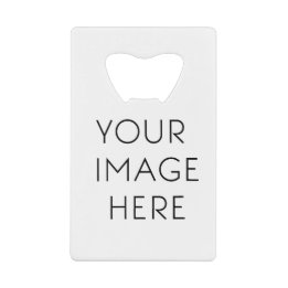Custom Image Credit Card Bottle Opener