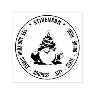 Custom Image Name Return Address Stamp Example