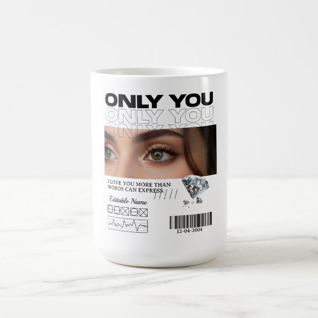 Custom Image, name & Text | Personalized Mug (Center)