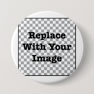Custom Image - Replace With Your Own Photo 3 Inch Round Button