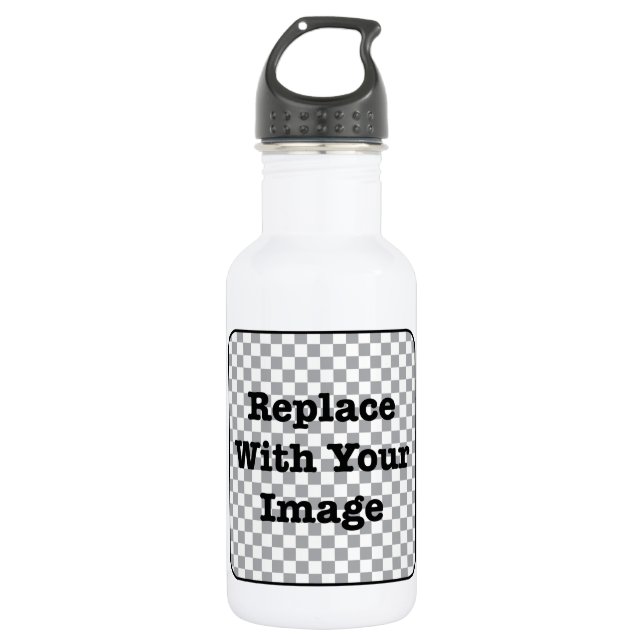 Custom Image - Replace With Your Own Photo 532 Ml Water Bottle (Front)