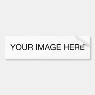 Custom Image Template Bumper Sticker