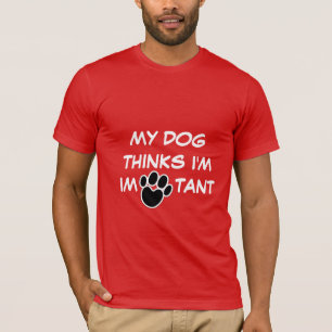 Custom IMPAWTANT Dog Dad T-Shirt