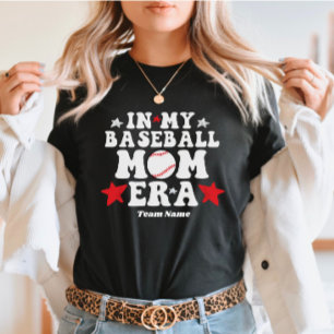 Custom In My Baseball Mom Era Mother's Day T-Shirt