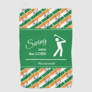 Custom INDIA Golf Towel