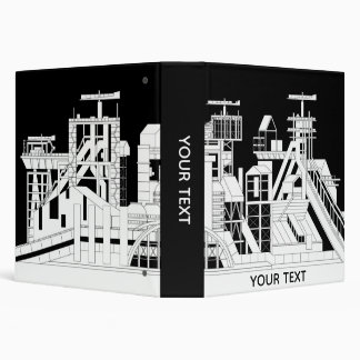 Custom Industrial Metallurgical Combine Silhouette Binder