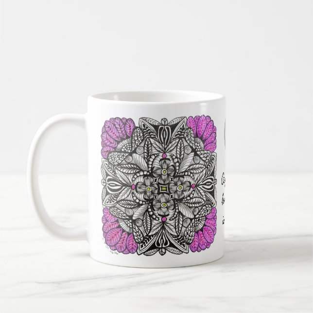 Custom Initial Coffee is a Language in Itself Mug (Left)