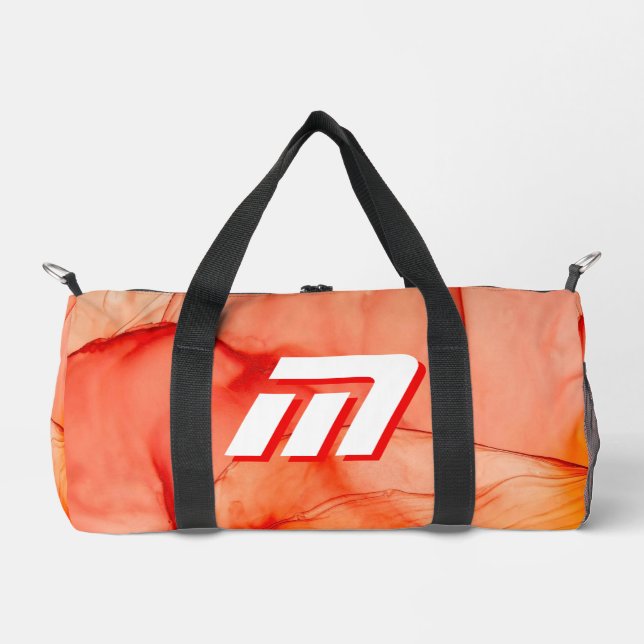 Custom Initial Large Overnight Bag and Sports  (Front)