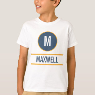 Custom initial letter name monogram T-Shirt