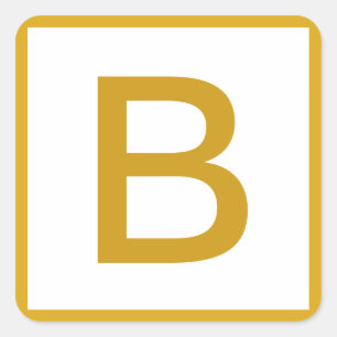 Custom Initial Monogrammed sticker