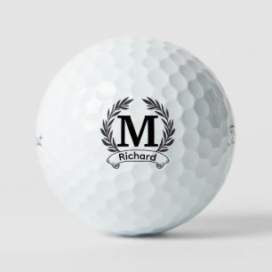 Custom Initials & Monograms, Personalized Titleist Golf Balls