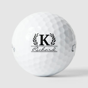 Custom Initials   Personalized Monogrammed  Golf Balls