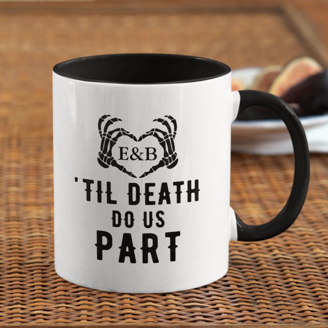 Custom Initials Til Death Do Us Part Wedding Mug (Custom Initials Til Death Do Us Part Wedding Mug
)