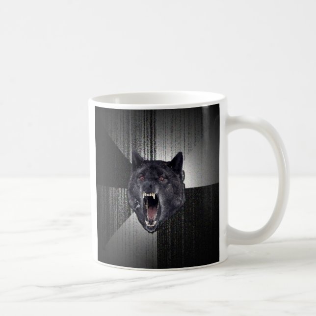 Custom Insanity Wolf Coffee Mug (Right)