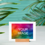 Custom Inset Mat Board Personalized Photo Print<br><div class="desc">Custom Upload Your Photo Image Simple Template Personalized Home & Living / Home Décor / Frames & Displays / Picture Ledges / Modern Elegant Wood Block Stand Horizontal Photo Print. Matting: Inset Faux White Mat Board. Mounting: Wood Block Stand.</div>