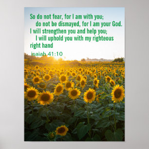 Custom Inspirational Bible Verse  Poster