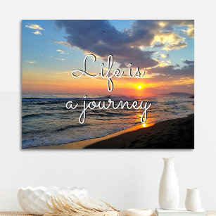 Custom Inspirational Quote Personalized Photo Poster