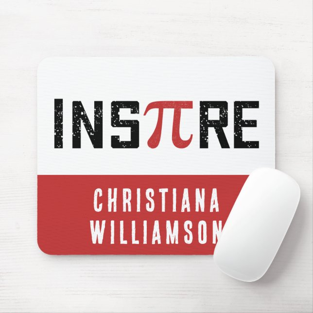 Custom InsPire Pi day | Happy Pi day Math Gifts Mouse Pad (With Mouse)