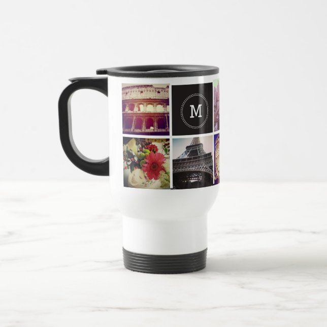 Custom Instagram 8 Photo Mug (Left)