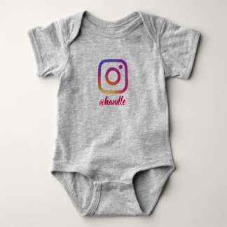 Custom Instagram baby onsie Bodysuit