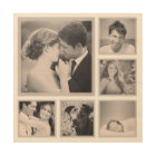 Custom Instagram Photo Collage Print on Wood