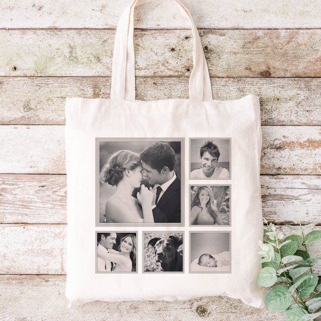 Custom Instagram Photo Collage Tote Bag (Creator Uploaded)