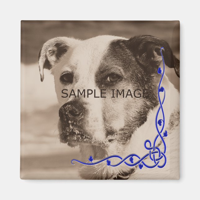 Custom Instagram Photo Create Your Own Magnet (Front)