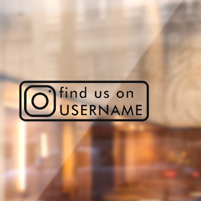 custom instagram social media car window sticker (Sheet 2)