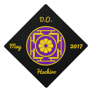 Custom Intersex Pride Flag Colours LGBT Mandala Graduation Cap Topper