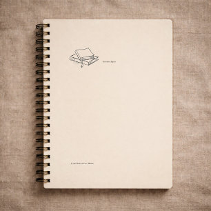 Custom Introvert Quiet Solitude Gift Notebook