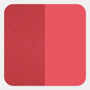Custom Inverted Tomato Red Split-Textured Sticker