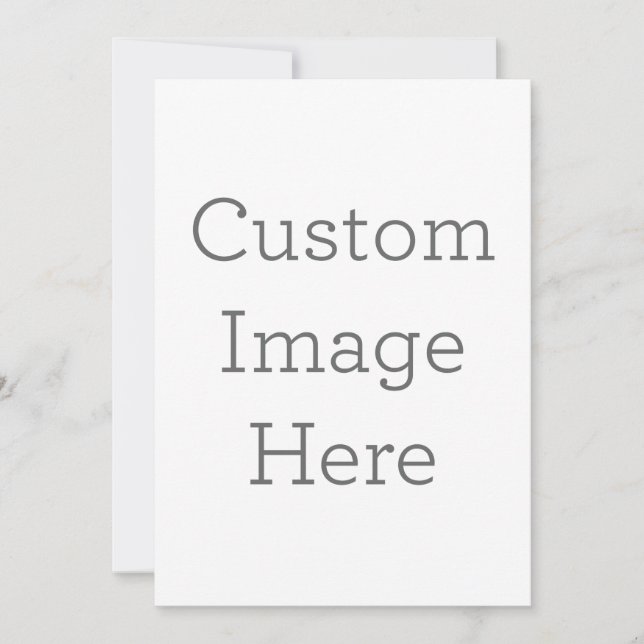 Flat Invitation, Size: 5" x 7", Paper: Signature Matte, Envelopes: White (Front)