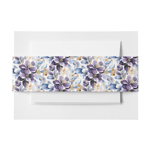 Custom Invitation Belly Band (Front Example)