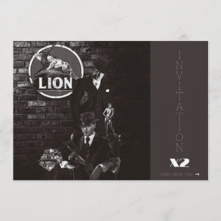 CUSTOM INVITATION CARD X2 DRESS CODE PROHIBITION