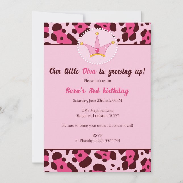 Custom Invitation for Pharaby (Front)