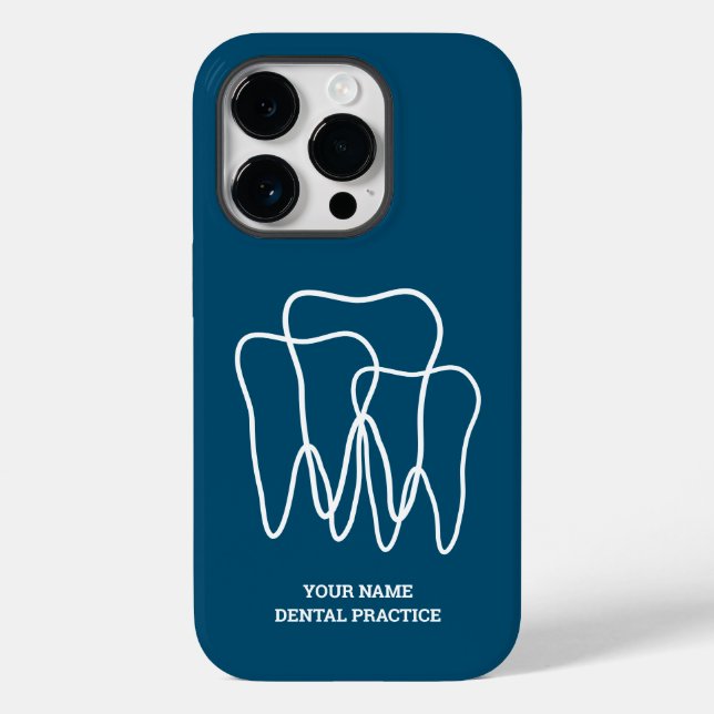 Custom iPhone 14 case for dentist or hygienist (Back)