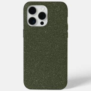 Custom iPhone 15 Pro Max Case – Moss Green Texture