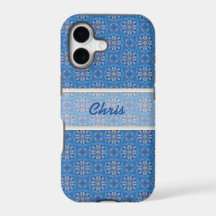 Custom Iphone Blue phone case