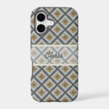 Custom Iphone Brown Grey case