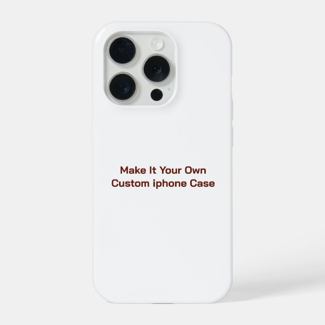 Custom  iPhone case (Back)