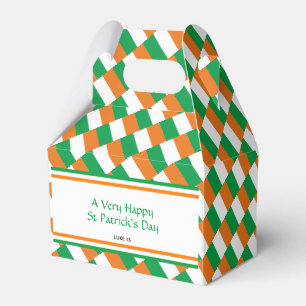 Custom Irish Flag Favor Box