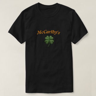 Custom Irish Name Shamrock St Patrick’s T-Shirt