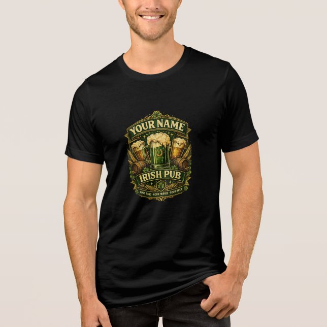 Custom Irish Pub Name Shirt (Front)