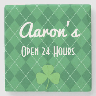 Custom Irish Stone Drink Coaster Gift