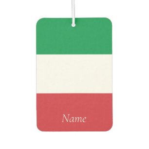 Custom Italy Flag Italian Flag Air Freshener