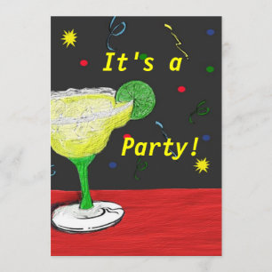 Custom It's A Party Invitation