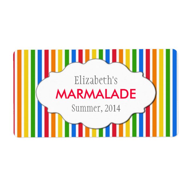 Custom Jam, Sauce, Canning or Product Labels (Front)