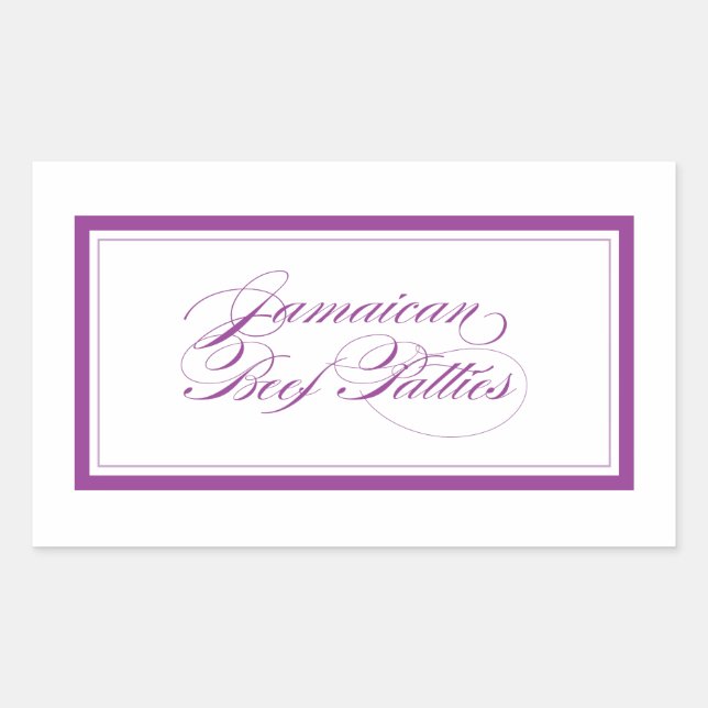 Custom_Jamaican Beef Patties Sticker (Front)