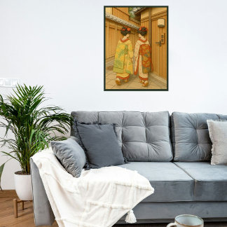 Custom Japan Travel Landscape Aesthetic Geisha Photo Print